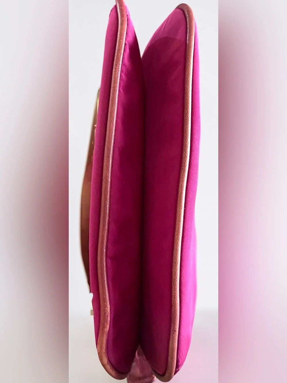 Tory Burch fuchsia Crossbody Bag with gold toned accents